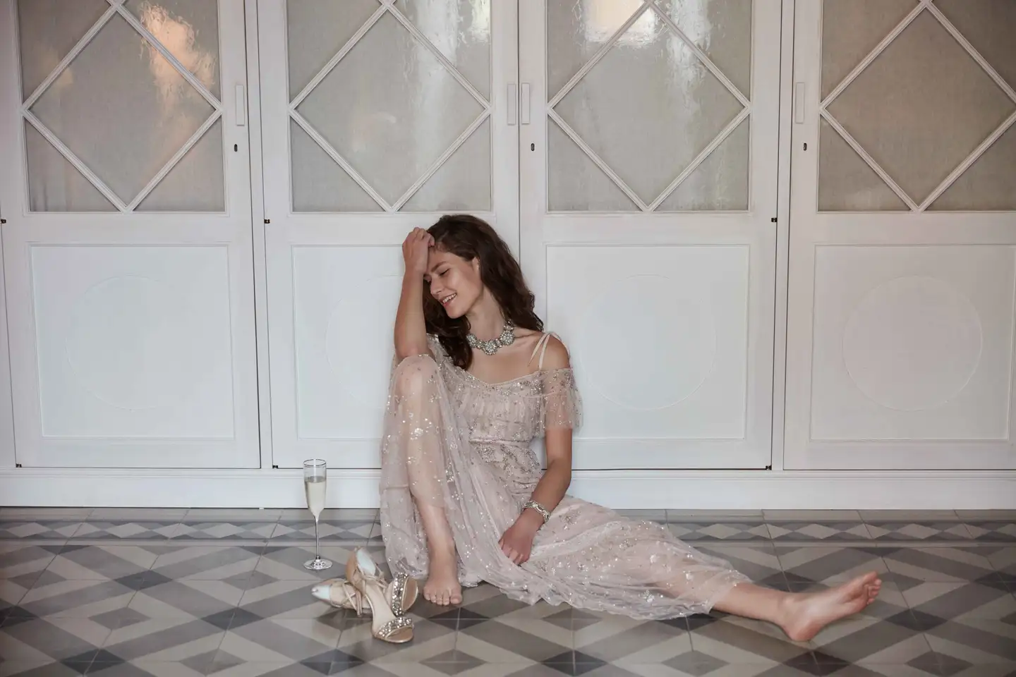 Bhldn ramona gown top